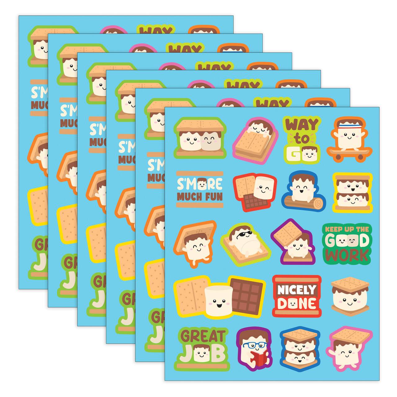 Teacher Created Resources® S'mores Smelly Stickers, 6 Packs of 144 each